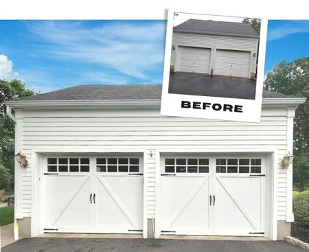  traditional garage doors to electric garage doors